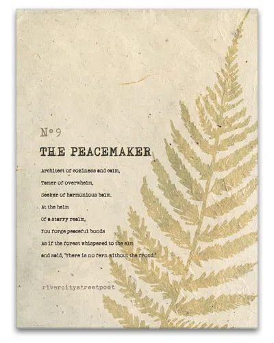 Ready2hangart The Peacemaker Wrapped Canvas Wall Art By River City Street Poet