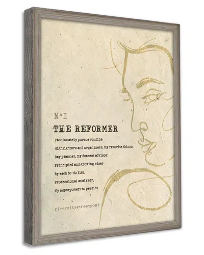 Ready2hangart The Reformer Wrapped Canvas Wall Art By River City Street Poet In Multi