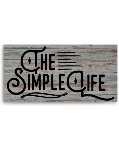 Ready2hangart The Simple Life Wrapped Canvas Wall Art By Olivia Rose In Multi