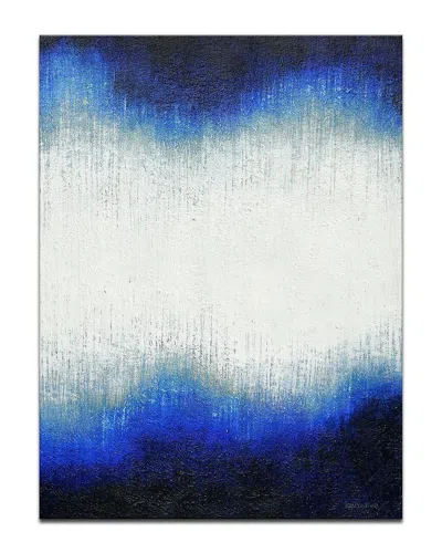 Ready2hangart Tides Wrapped Canvas Wall Art By Norman Wyatt In Blue