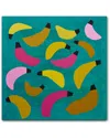 Ready2hangart Totally Bananas Wrapped Canvas Wall Art By Lisa Kaw
