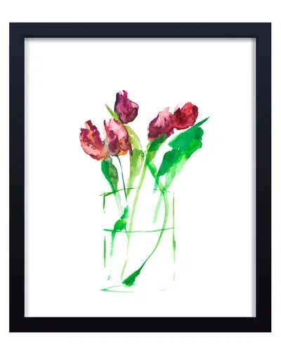 Ready2hangart Tulips No 1 Framed Print Wall Art In Multi