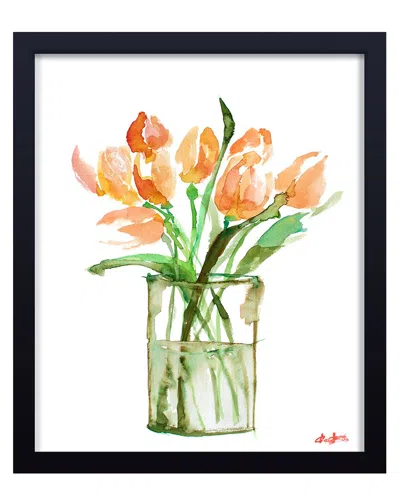 Ready2hangart Tulips No 3 Framed Print Wall Art In Multi