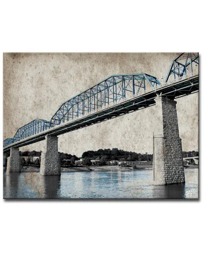 Ready2hangart Under The Bridge Wrapped Canvas Wall Art By Joelle Joy In Multi