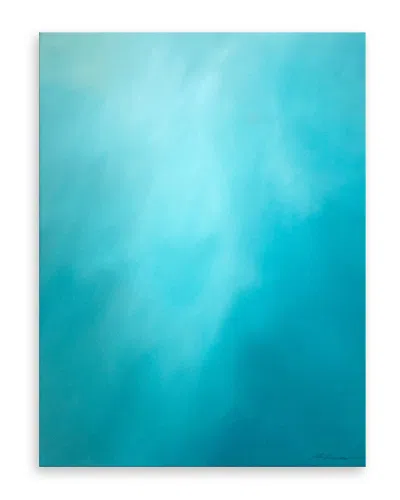 Ready2hangart Underwater Clouds X Wrapped Canvas Wall Art By Megan James In Blue