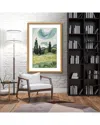 Ready2hangart Whirlwind Dreams: Abstract Swirls Of Hills & Cloudy Skies By Marion Parsons  Wall Art