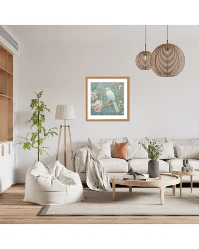 READY2HANGART WHITE CHINOISERIE BIRD SPRING VIBES BY ANDREA HAASE WALL ART