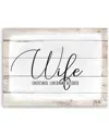 Ready2hangart Wife Wrapped Canvas Wall Art By Olivia Rose