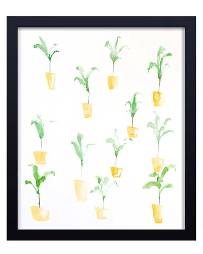 Ready2hangart Yellow Pots Framed Print Wall Art In Multi
