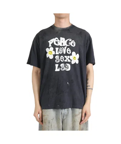 Readymade Peace Short Sleeve T-shirt In Black