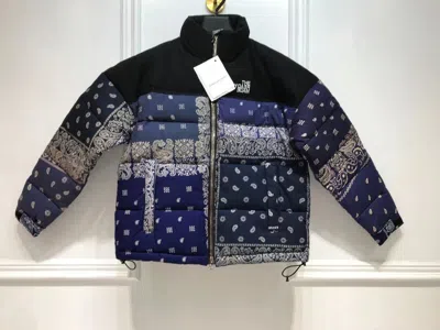 Readymade Bandana-print Puffer Jacket In Black