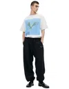 Readymade Black Cotton Sweat Pants In Black