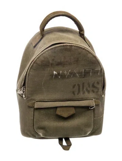 Pre-owned Readymade Canvas Backpack In Green