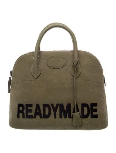Pre-owned Readymade Canvas Daily Bag In Green