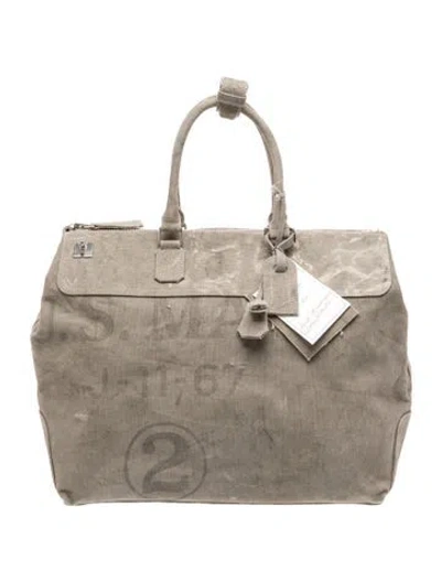 Pre-owned Readymade Canvas Gym Bag In Gray