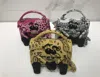Readymade Cashew Flower Nano Monster Kelly Handbag In Multicolor