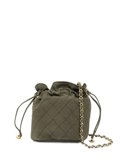 Readymade Chain-pouch Shoulder Bag In Green