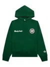 Readymade Clf Target-logo Hoodie In Green