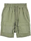 Readymade Cotton Cargo Shorts In Green