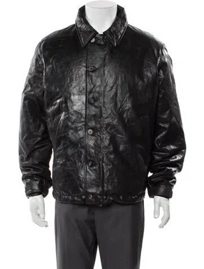 Pre-owned Readymade Deck Moto Jacket In Black