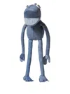 Readymade Denim Frog Stuffed Toy In Blue