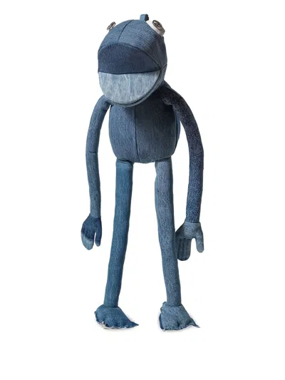 Readymade Denim Frogman Toy In Blue