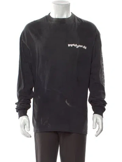 Pre-owned Readymade Destruction Graphic Print T-shirt In Gray