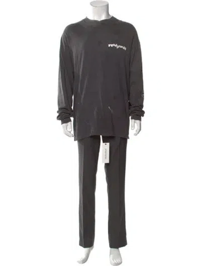 Pre-owned Readymade Destruction Graphic Print T-shirt In Gray