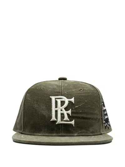 Readymade Embroidered-logo Cap In Green