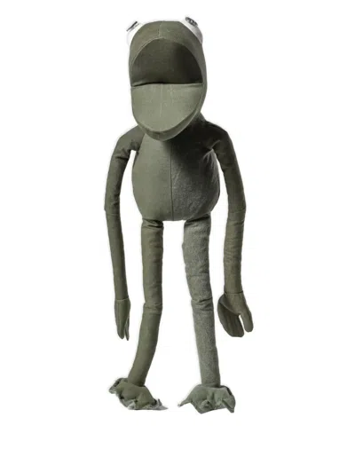 Readymade Frogman Figurine In Green