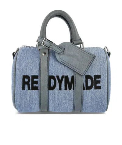 Readymade Logo Denim Handbag In Blue