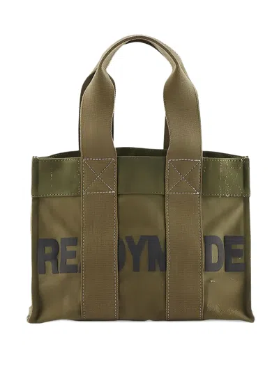 Readymade Logo-detail Tote Bag In Green