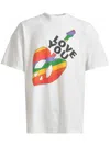 Readymade I Love You Printed Cotton-jersey T-shirt In White