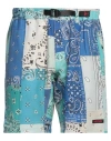 Readymade Man Shorts & Bermuda Shorts Blue Size 0 Cotton