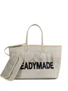 Readymade Medium Dorothy Logo-detail Tote Bag In Neutral