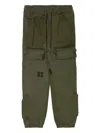 Readymade Parachute Cargo Trousers In Green