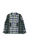 PATCHWORK CHECK-PATTERN SHIRT