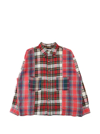 Readymade Patch-work Shirt In Neutral