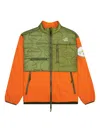 Readymade Quilted Fleece Jacket In Orange