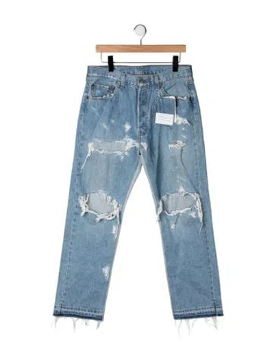 Pre-owned Readymade Straight-leg Jeans W/ Tags In Blue