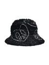 Readymade Tweed Bucket Hat In Black