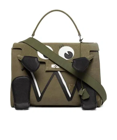 Readymade X Dr. Woo Doll Tote Bag In Green