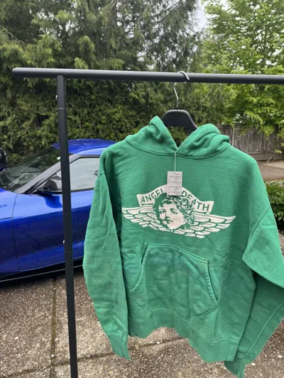 Pre-owned Readymade X Saint Michael Angel Of Death Hoodie In Green