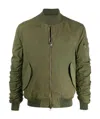 Readymade Zipped Bomber Jacket In Green