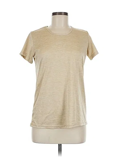Pre-owned Real Essentials Active T-shirt In Gold