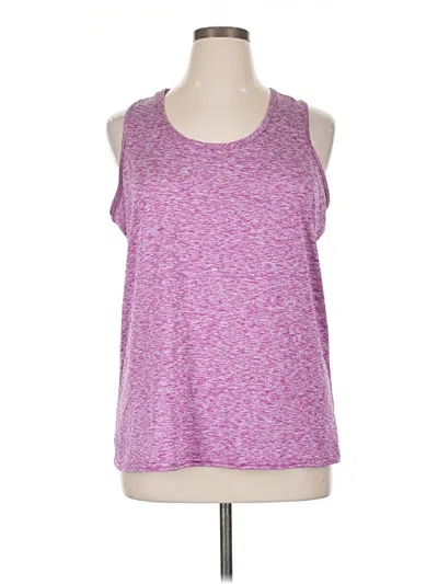 Pre-owned Real Essentials Active Tank Top In Purple