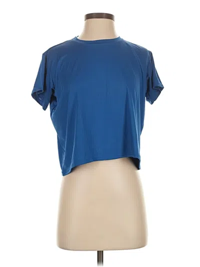 Pre-owned Real Essentials Active T-shirt In Blue