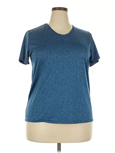 Pre-owned Real Essentials Active T-shirt In Blue