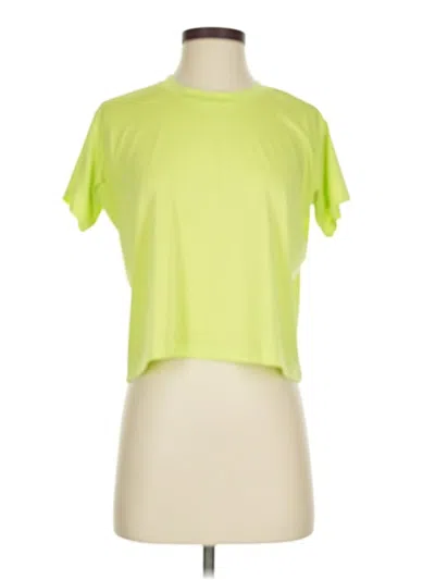 Pre-owned Real Essentials Active T-shirt In Green