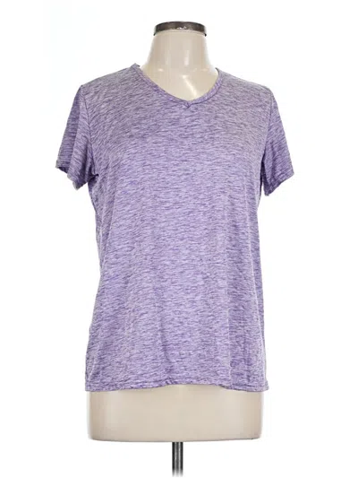 Pre-owned Real Essentials Active T-shirt In Purple